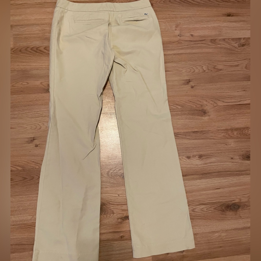 Vineyard Vines Cream Pants Classic Style - Picture 2 of 4